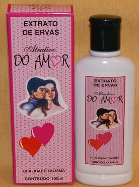 Magnetisch Parfumbad 'Atrativo do Amor'.